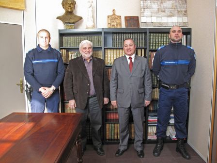 Antoine Bonillo, Commissaire de la Police Nationale de Carpentras et les 2 agents de la Police Municipale